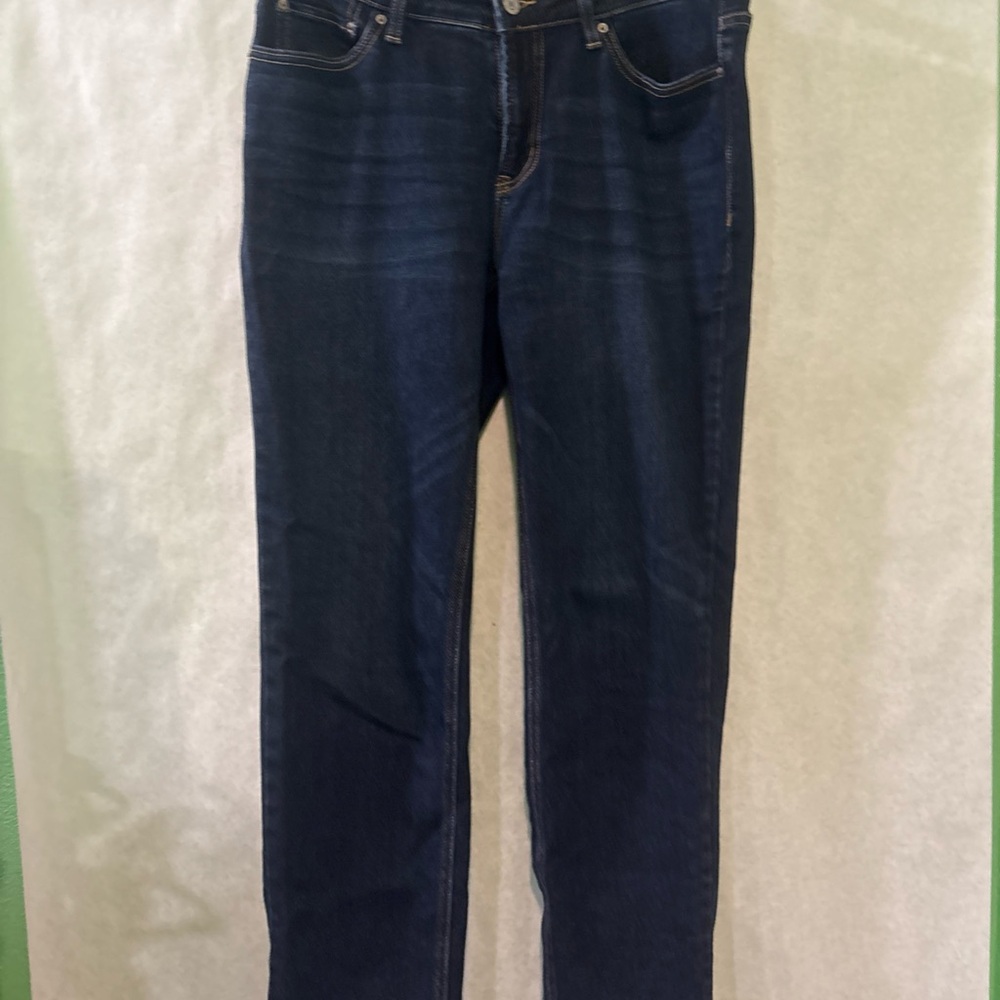 Time and Tru Dark Blue Straight Leg Jeans